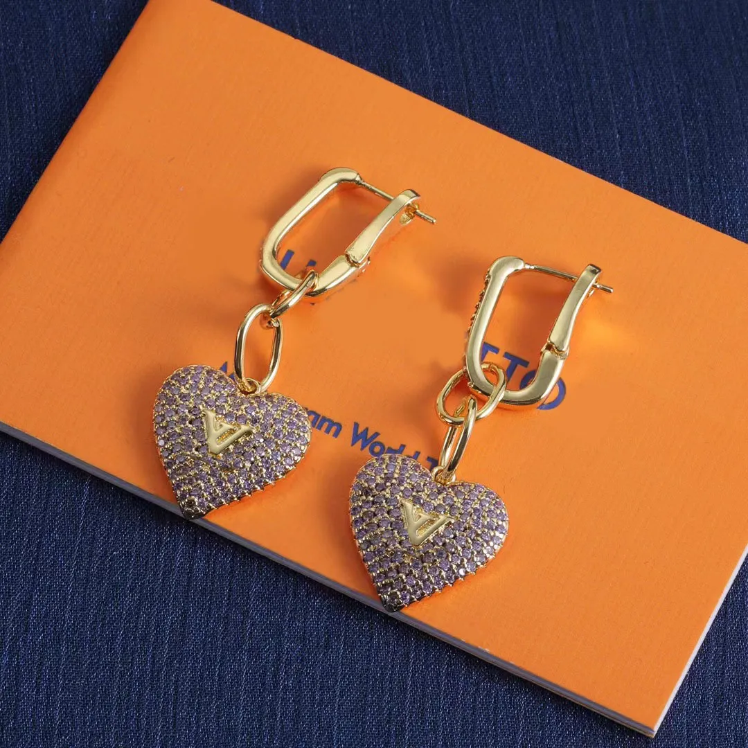 Boucles D'oreilles Vintage Clips Cœurs Doré Avec Strass - Bijou Rétro Brillant