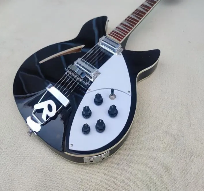 36012 String Guitar Guitar Black Paint