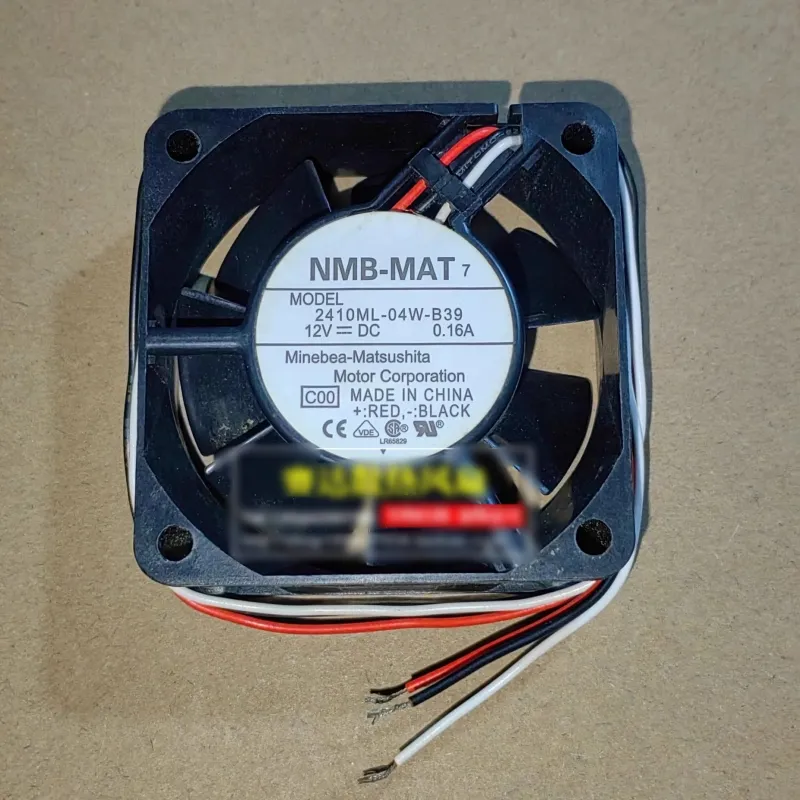 送料無料NMB-MAT 2410ML-04W-B39 6025 12V 0.16A 6cm 3ワイヤ冷却ファン