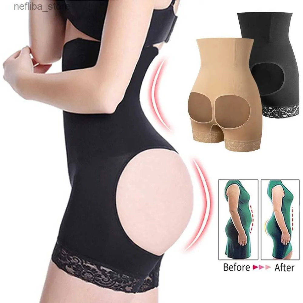 Taim ventre Shaper Femmes haute taille façonner la culotte de corps respirant Shaper Saminming Underwear Butt Butter Souples sans couture dames Shaperwear Pantalon L2447