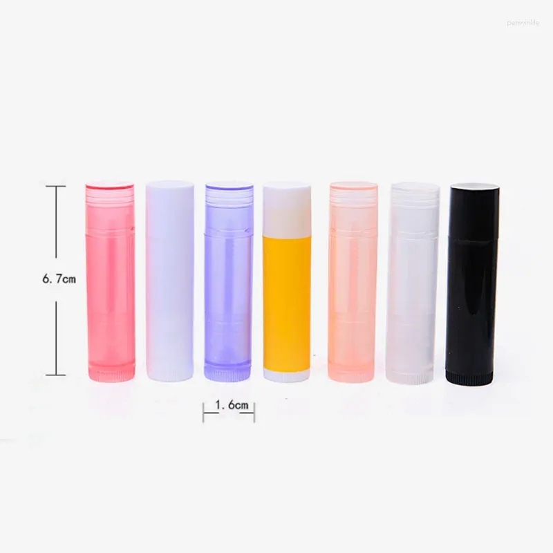 Storage Bottles 30pcs 5g/5ml Empty Lipstick Tube Lip Containers Cosmetic Sample Vials Solid Glue Stick Clear Travel Bottle