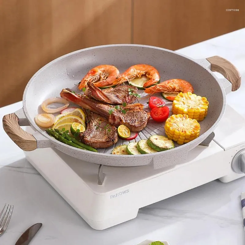 Borden Pan Commercial en Domestic Maifanshi Barbecue Plate Outdoor Friture