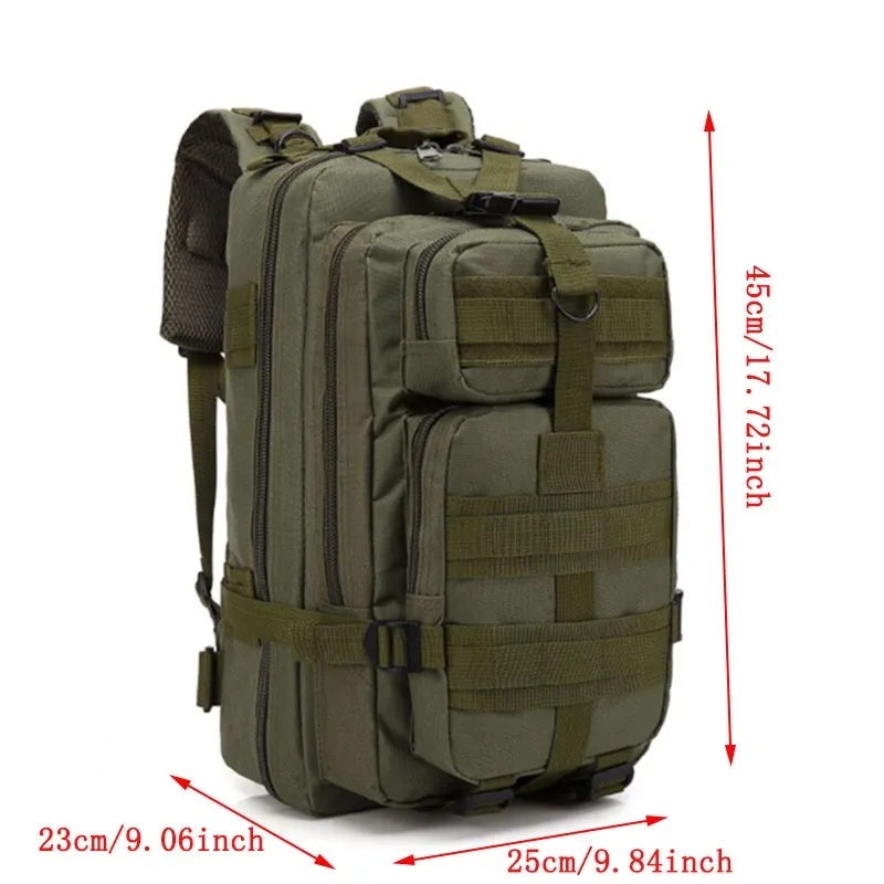 Large Capacity Canvas Travel Backpack: Rugged Men's Shoulder Bag ...