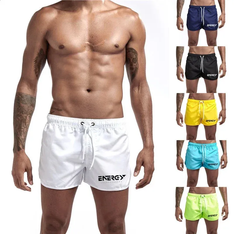 Men Beach Shorts Light Weight Running Gym Fitness Board Short Pants Quick Dry Stretch Tyger Swim Trunks S3XL 240407