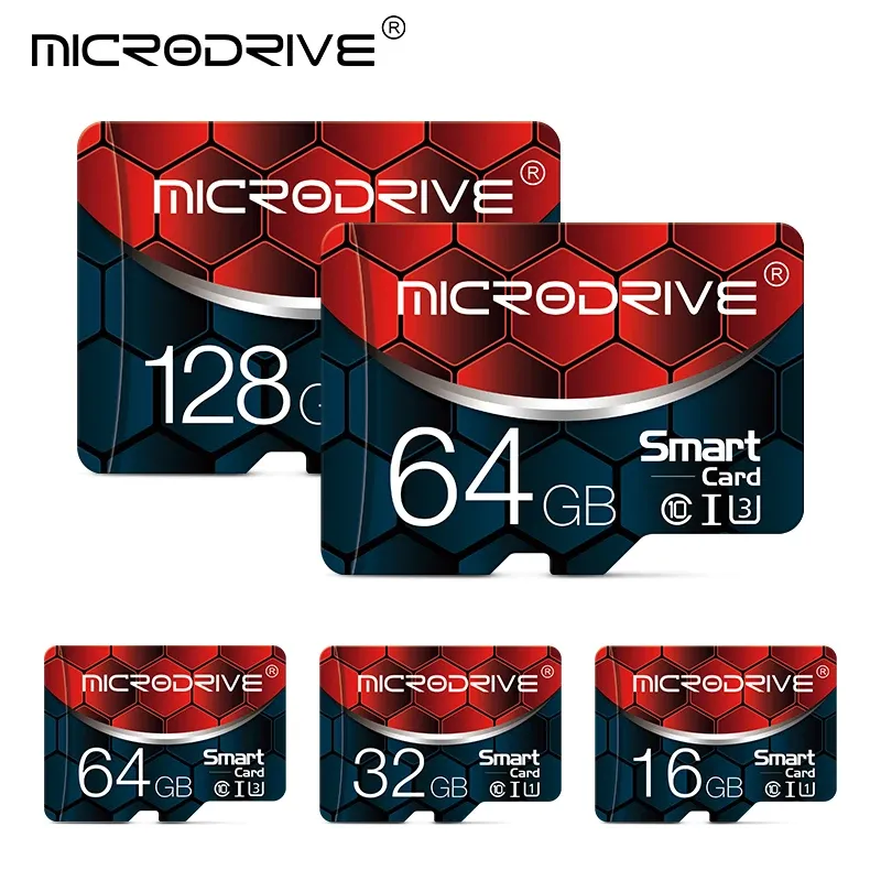 Skrivare Memory Card Micro TF SD Card C10 16GB 32GB 64 GB TF -kort för Dash Cam Video Monitoring Smartphone Drones