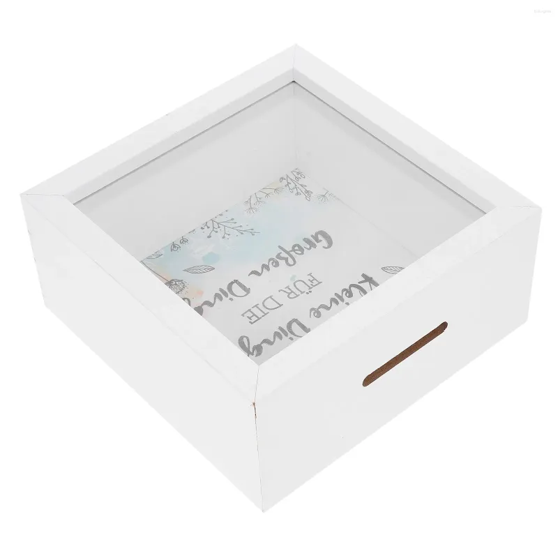 Frames PO Frame Money Box Picture Piggy Bank pour les adultes doit casser en bois ouvert