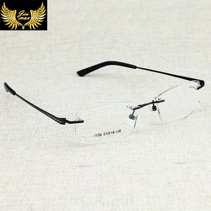 Sunglasses Frames Arrival Men Style Rimless Eye Glasses Fashion Men's Eyeglasses Stainless Steel Optical Frame For Oculos Sem Aro