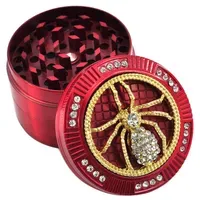 52mm Insect Diamond Zinc Alloy Herbal Herb Tobacco Grinder Smoke Grinders Grinder Herb Grinder Cigarette Accessories