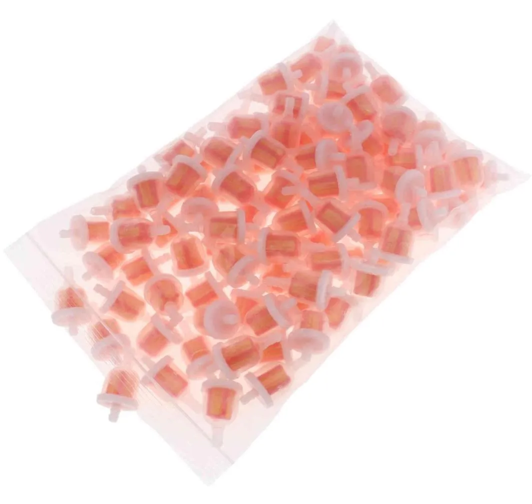 NOUVEAU FILTRE FILTRE DE CARBURANT DE GAZ PLASTIQUE PLASTIQUE 100PCS PLAST POUR 50CC 90CC 110CC 150CC 250CC ATV DRIT BIKES GO KART SCOOTER6021067