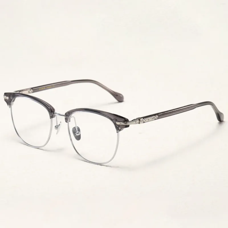 Lunettes de soleil lunettes optiques pour les hommes Femmes Retro Designer 2048 Fashion Two-Color Acétate Fiberglass Cames Européen et Américain Style