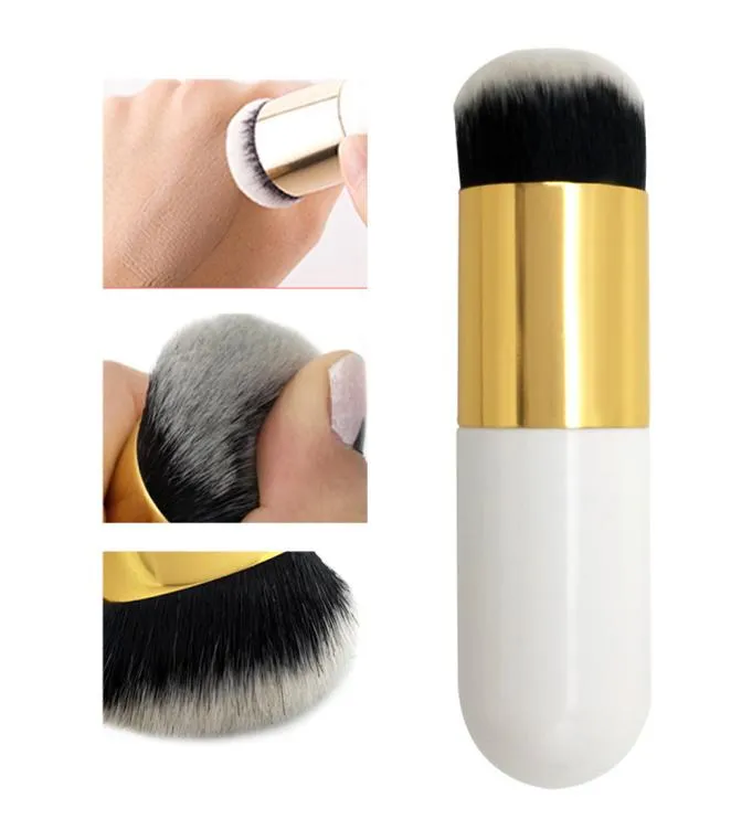 Foundation borstel 6 kleur make -up borstel platte crème make -up borstels professionele make -up borstel96779990