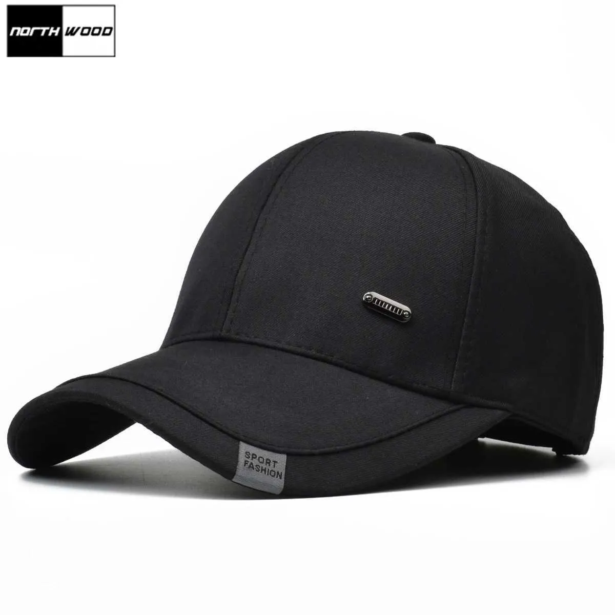 Ball Caps Northwood Solid Classic Mens Baseball Cappello Gorras Hombre Spring/Summer Quick Back Dad Hat di alta qualità Cappello camion regolabile Q240403