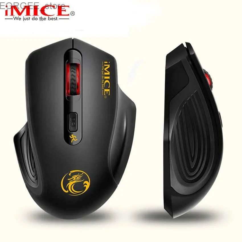 Mäuse Ergonomics 2.4 GHz Wireless Maus USB 3.0 Empfänger optischer Computer Maus -Spar Design Kordless Gaming -Mäuse für PC -Laptop Y240407