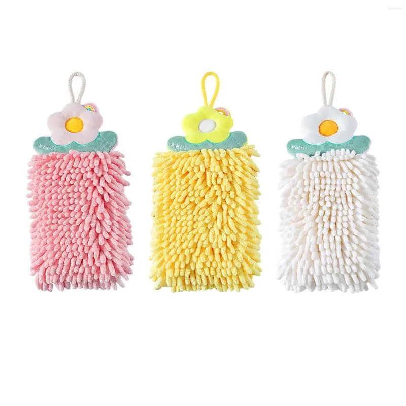 Serviette suspendue serviettes à main teillets de lavage pour enfants microfibre chiffre absorbant sèche rapide 11.81 '' x6.30 ''