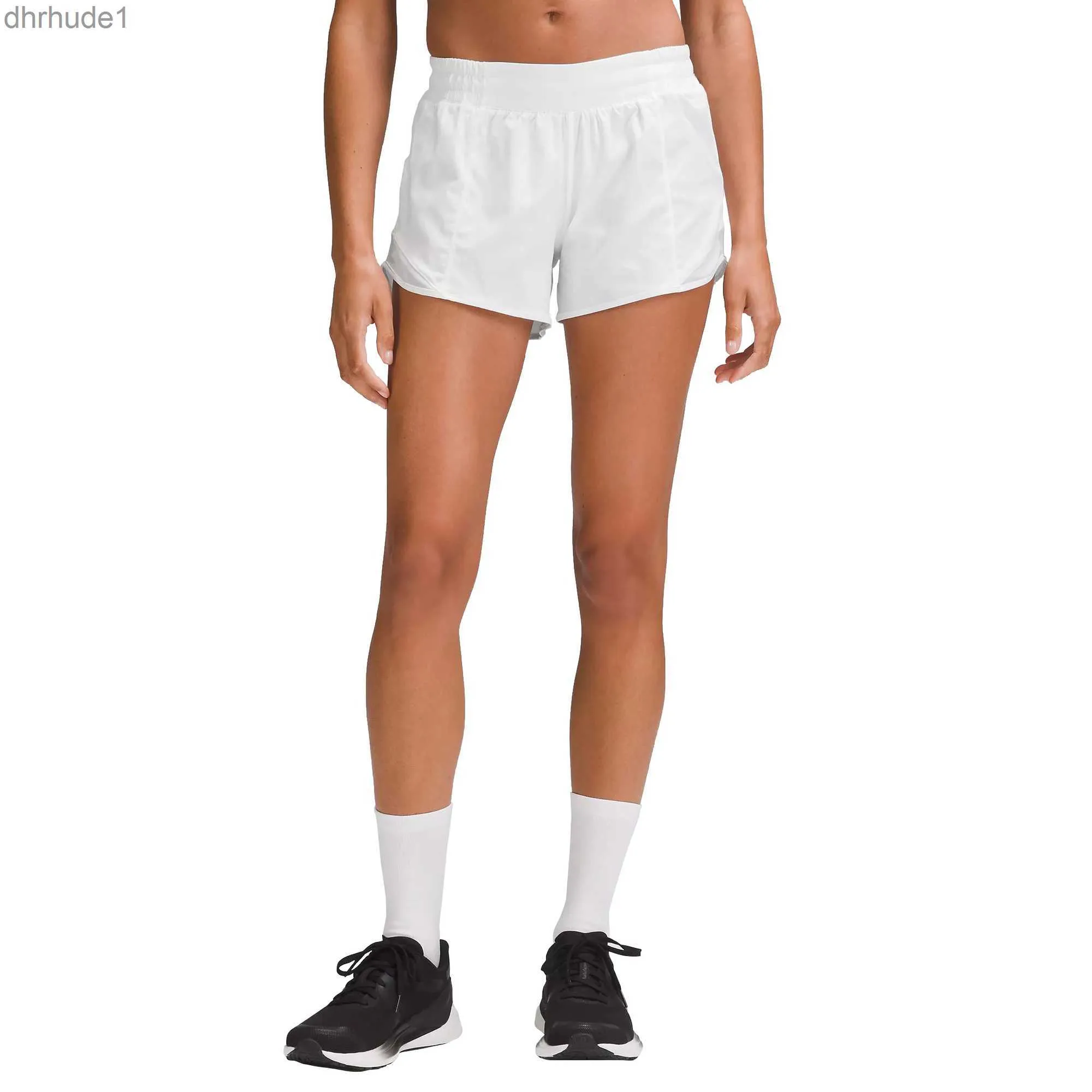 Yoga Womens Hotty Shorts High Taist Gym Fitness Training Trainers Sport Pantalon Short Fashion Derre rapide Pantalon solide x4LY