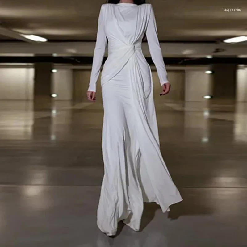 Party split maxi romper dress hot sale