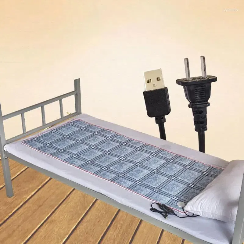 Coperte Foglio da letto a letto singolo 36V Copertina elettrica USB Materasso Termostato Dormitorio del tappeto invernale