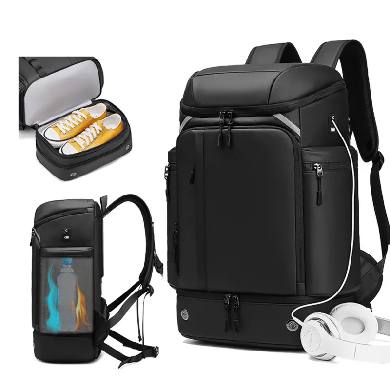 High Quality Backpack with Zipper Closure Durable Polyester Lining for Travel Amazon.com: YOREPEK Large Laptop Backpack for Men, Heavy  main image 3