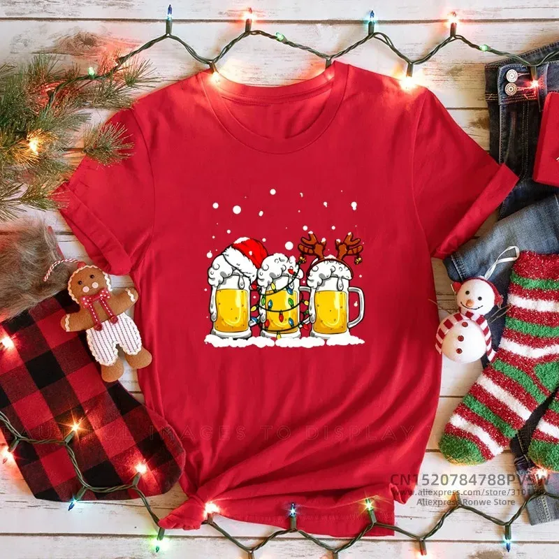 Aliexpress Encuentro Blusas Feliz Navidad Kawaii Y2K 90S Camiseta