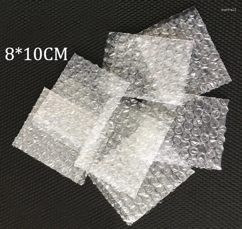 Gift Wrap 8 10cm 50Pcs Cushioning Bubble Bags Protective Bolsa Burbuja Packaging Foam Packing Verpackungen Schaum 15 20cm