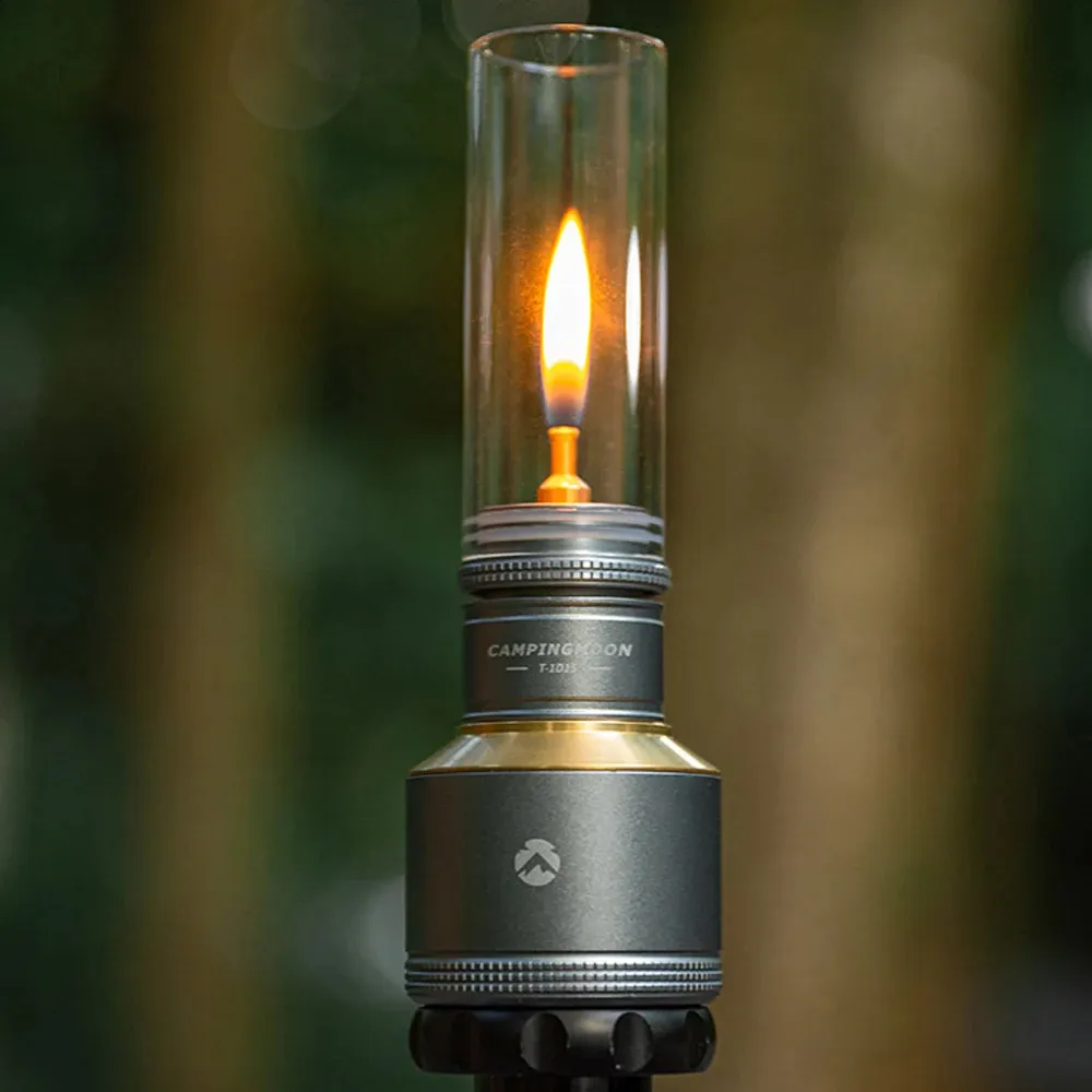 Lámpara portátil Lámpara portátil a prueba de viento al aire libre Camping Gasburner Light Tent Lampnic Picnic Fishing Lantern 240325