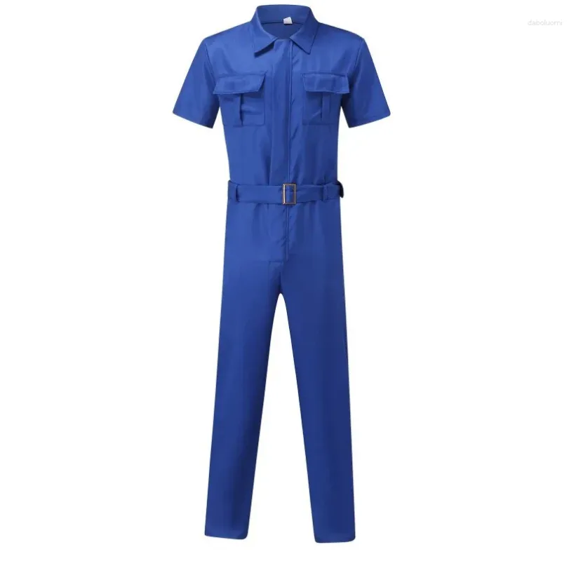 Men's Tracksuits Amazon Belted Uniform Overalls Jumpsuit Cross-border Casual Pants Tracksuit Men Clothing
