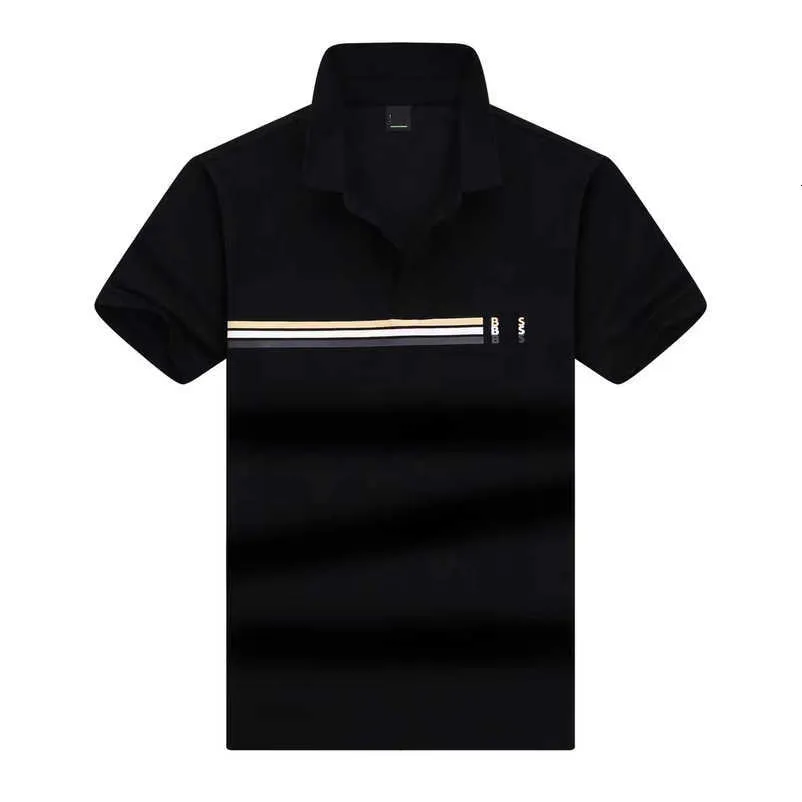 Boss polo camicia da uomo polo per magliette camicie casual business golf t-shirt pura maniche corte in cotone t-shirt USA High Street Fashion Brand Clothing Summer Top abbigliamento Lwys