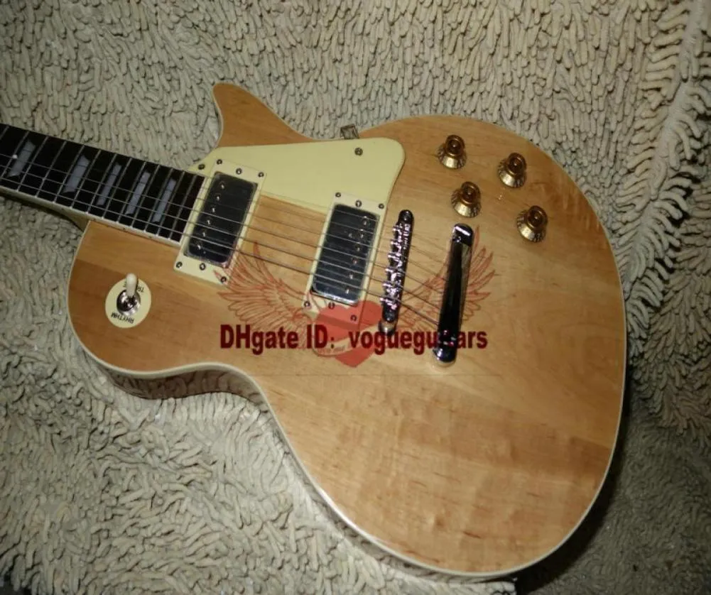 Новое прибытие Custom Guitar Natural Color Электрогитара One Piece Neck Whole Guitars 4498726