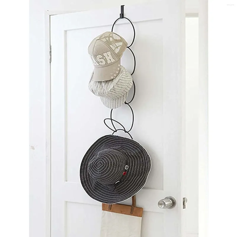 Hangers Hat Rack Wig On Door Baseball Cap Wall Mounted Hanging Organizer For Closet Display Storage Tie Scarf