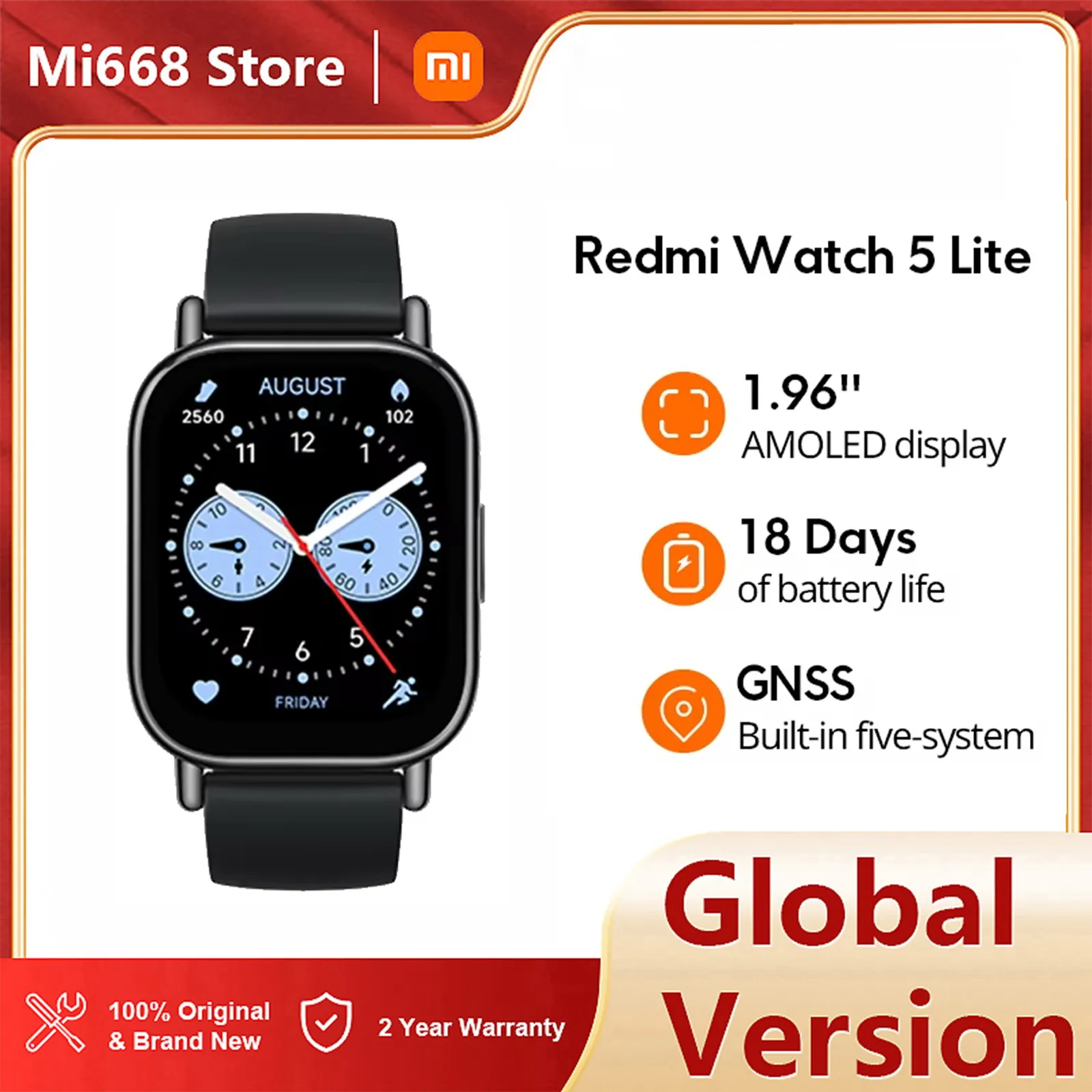 Xiaomi Redmi Watch 5 Lite Smartwatch