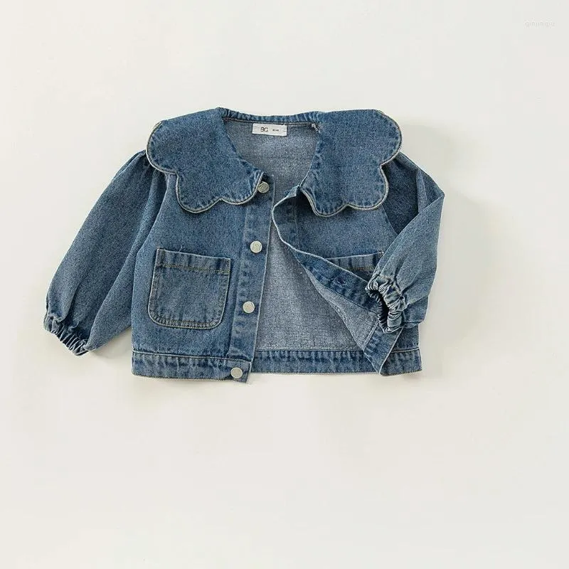 Jackets Girl Denim Jacket Kids Clothes For Outwear Children Coat Top Roupa Infantil Menina Abrigos