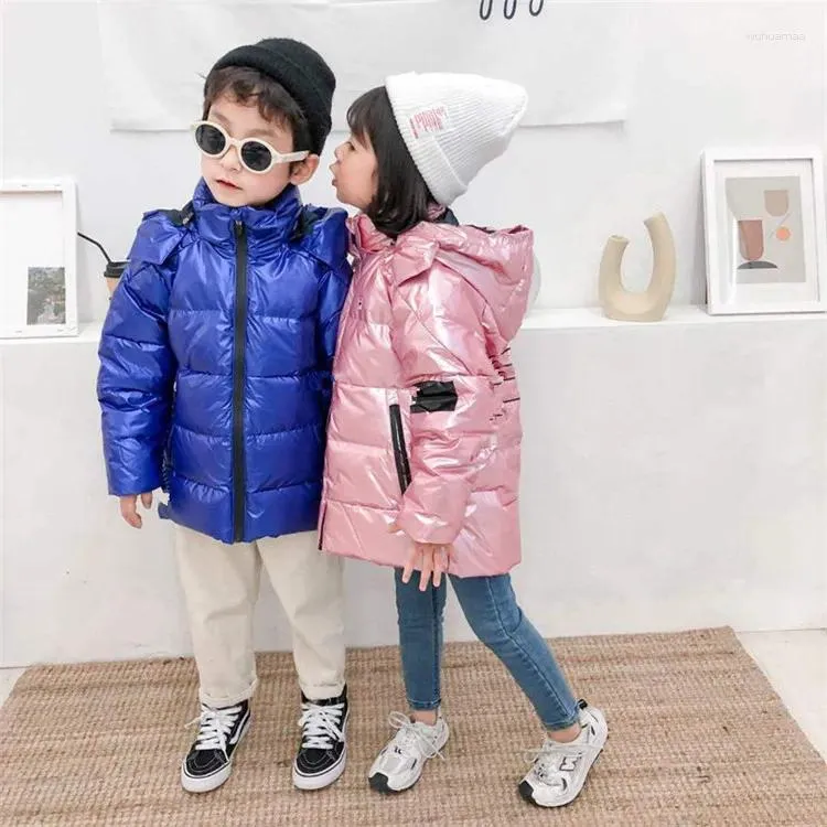 Down Coat 2024 Children's Winter Jacket For Girls Clothes Waterproof Outdoor Hooded Kids Parka Real Fur Clothing