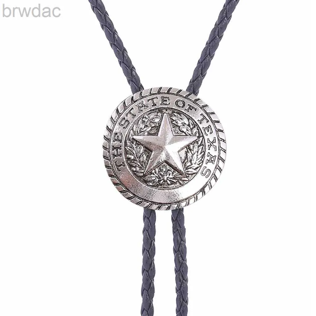 Bolo bindet neue Texas Pentagram Bolo Tie 240407