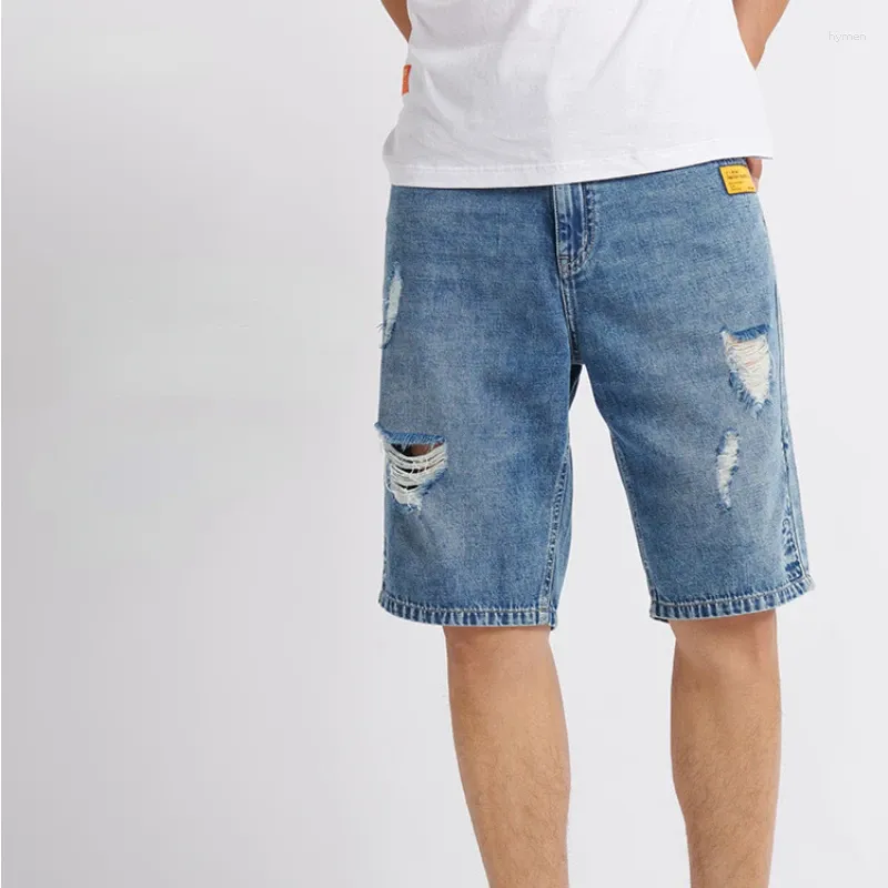 Jeans masculin hommes de trou de trou d'été de l'été