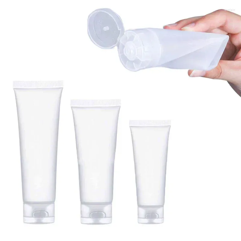 Lagringsflaskor 30 st 5G-100 g tom frostade kosmetiska rör Portable Cream Travel Lotion Containers Bottle Lämplig för rengöringsmedel tandkräm