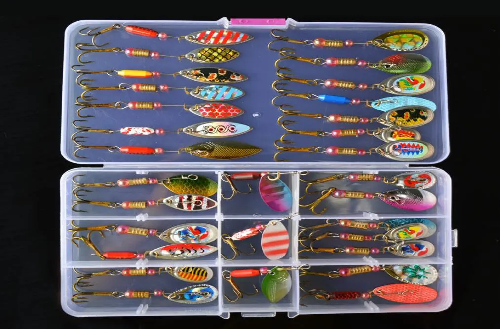 Toma Spoon Lure Set spinnare Bait 27g Trout Pike Metal Fishing Lures Kit Crankbait Freshsalt Water Isca Artificial Hard Bait 20106504815