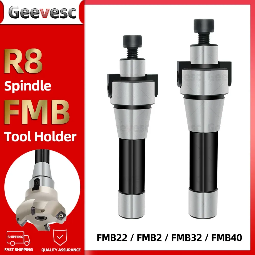 Panels R8 Fmb22 Fmb27 Fmb32 Fmb40 Tool Holder M12 Thread 7/16 Milling Hine Tool Holder Taper Shank Face Milling Disk Connecting Rod