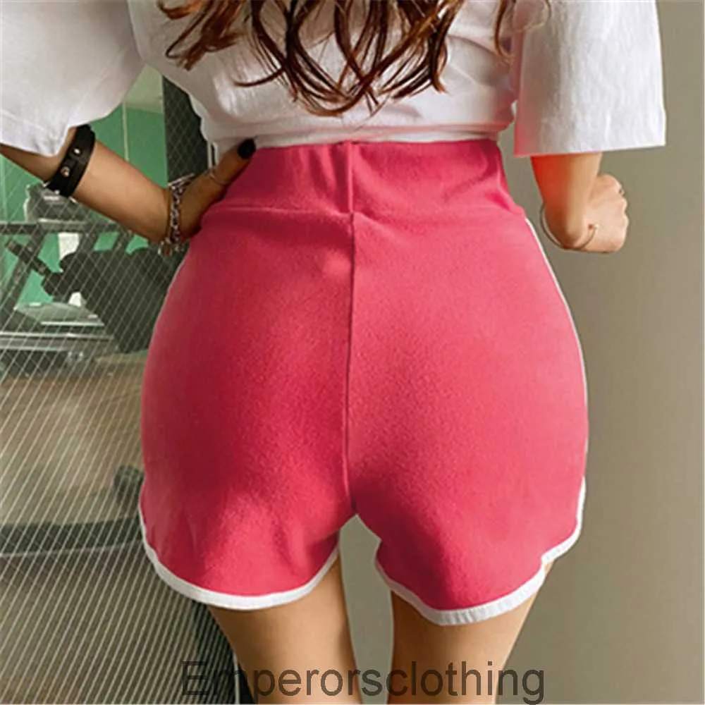 Korean version slim fit shorts student running pants short casual beach hot pants home sports fitness yoga pants womens summer pants