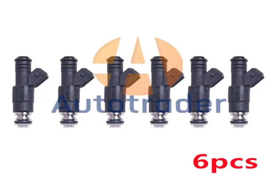 6pcs 0280155703 Iniettore di carburante per Jeep 40L Sostituire High Impedance 198719982654219