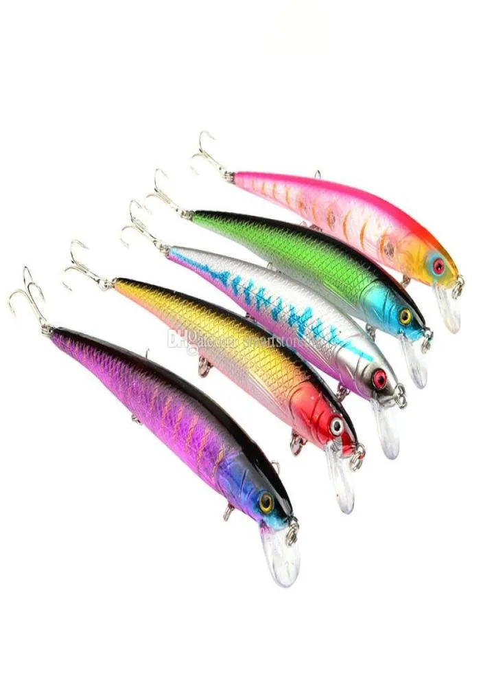 5pcs Minnow Fishing Lure Lure CRANK BAIT CORCHES BASS CRANKBAITE TACKLIE 125CM17G F00375 SPDH7854161