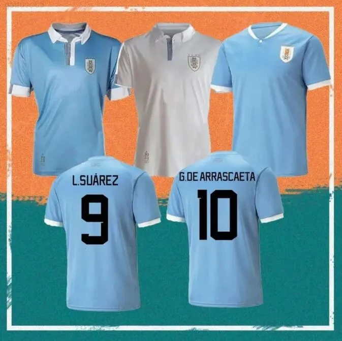 2024 Uruguay Mens Soccer Jerseys Équipe nationale N.DE La Cruz G.DE Arrascaeta F.Valverde L. Rodriguez M.olivera Home Away Football Shirts