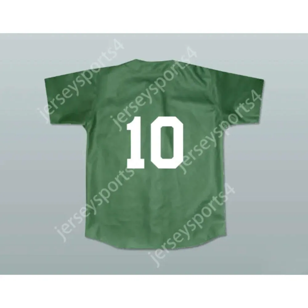 Gdsir Jamal 10 Kekambas Baseball Jersey Hardball Dark Greened