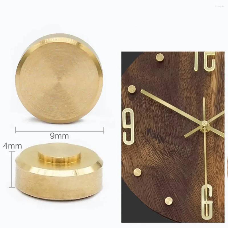 時計アクセサリーウォールクロック番号キット金属製の木製製造用の金属製の数字ドット修理部品番号セットホームデザイン