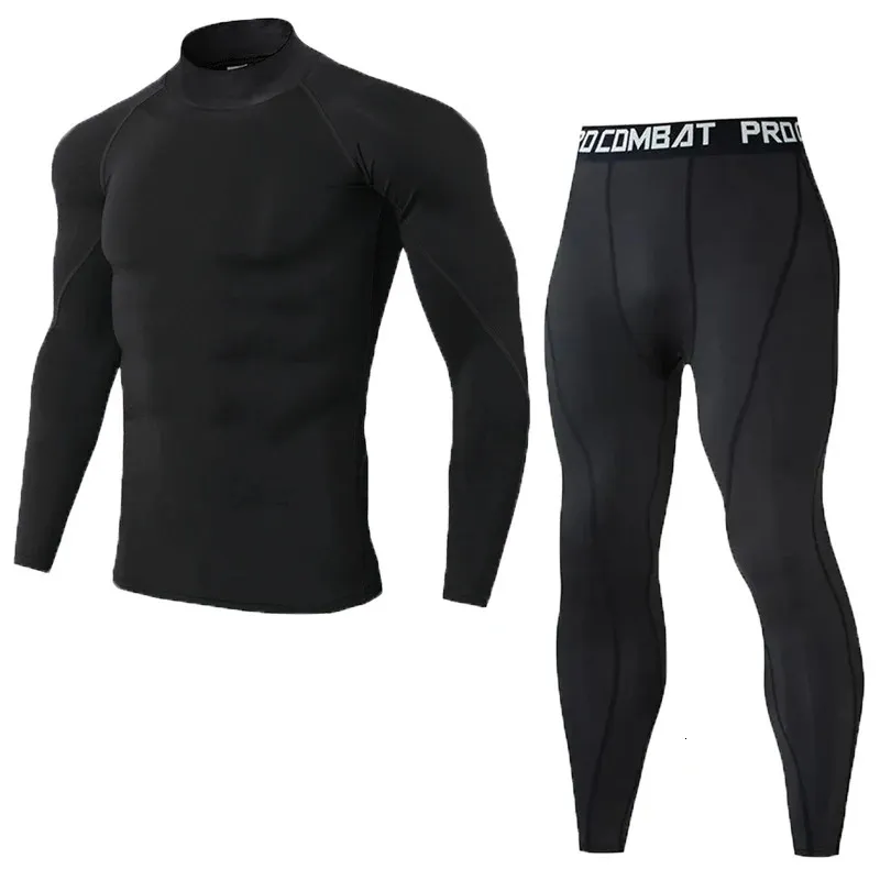 Mens Compressieset Men Sportkleding Gym Fitness Suits Training Jogging Sport Panty Kleding Rashguard Running Tracksuit Men 240407