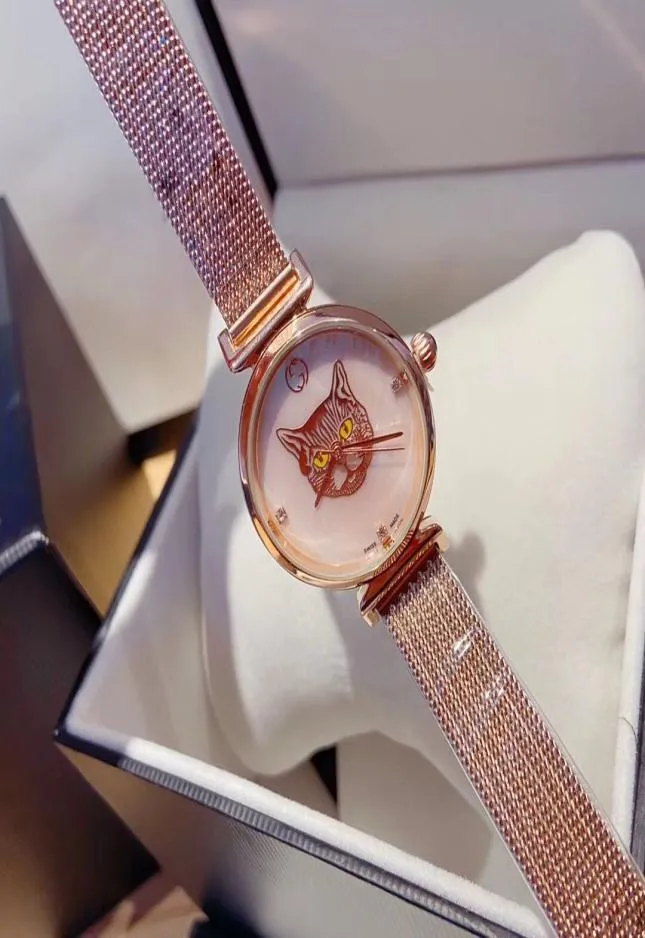 Nowe modne zegarki dla kobiet luksusowe kobiety 31 mm Rose Gold Watch Piękne designerskie zegarki ze stali nierdzewnej Wysokiej jakości kwarcowy zegarek 4062072