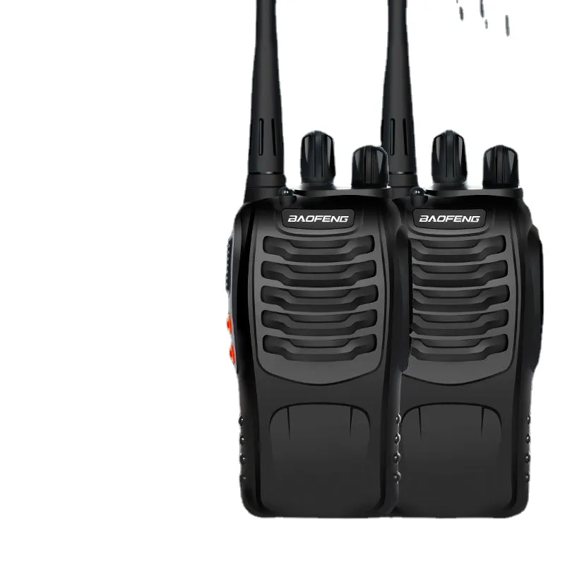 Civil Outdoor Remote de 10 kilómetros de alta potencia par de Wireless Walkie Talkies 888s