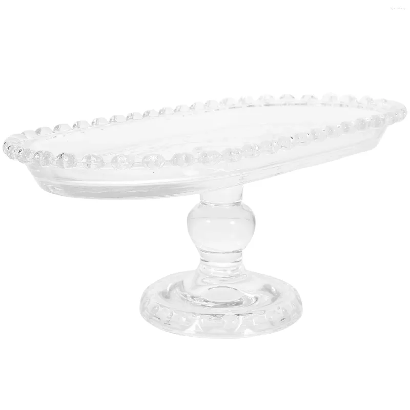 Setwares Sets Cake Stand Fruit Bord Glass Dessert Candy Footed Bowl Appetizer Serving Tray Huishouden Multipurpose