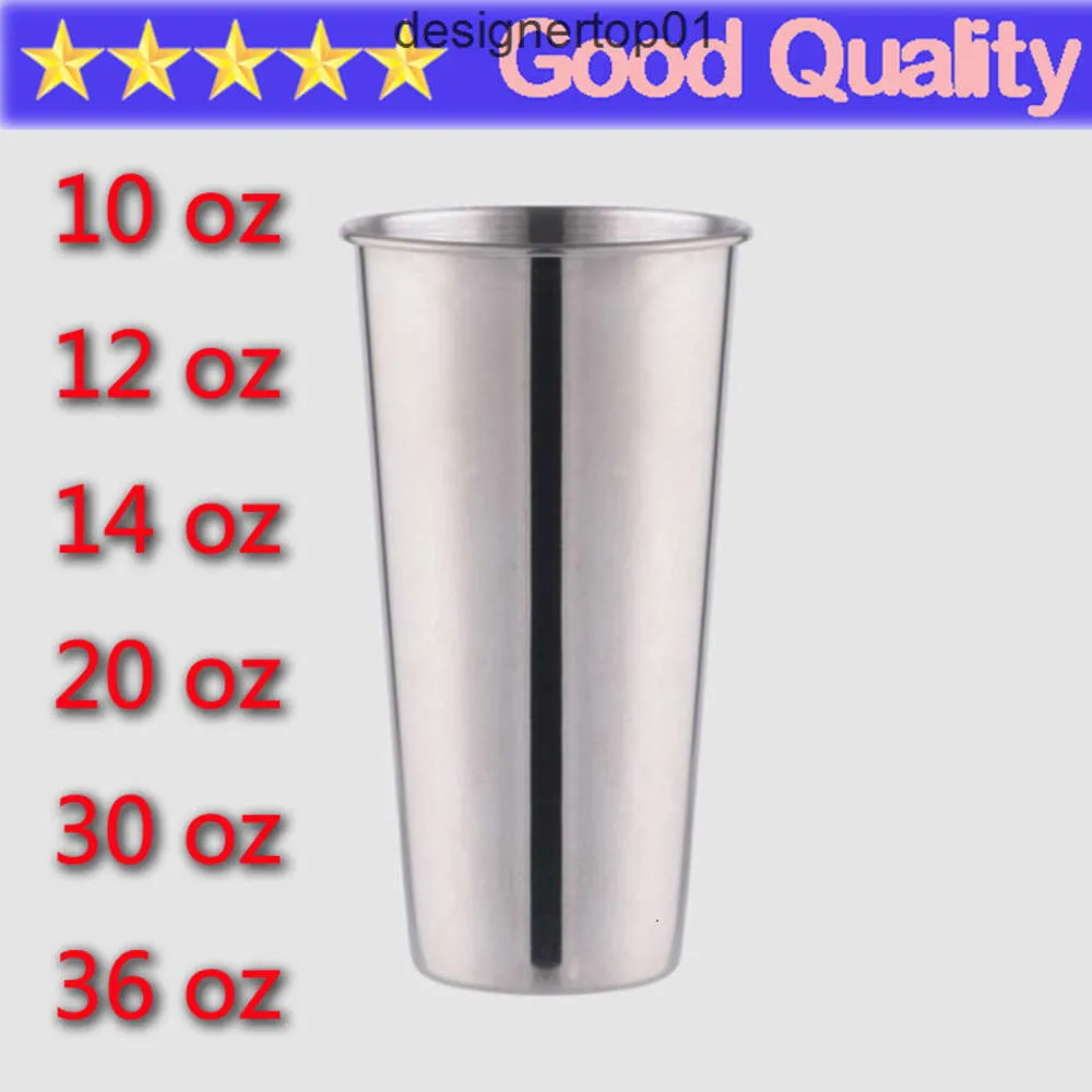 Rostfreie Stahlbecher 10oz 12oz 14oz 18oz 20oz 30oz 36oz 64oz 304 Vakuum Travel Tech Becher Weinbecher Deckel Car Tumblers Tassen 74lw