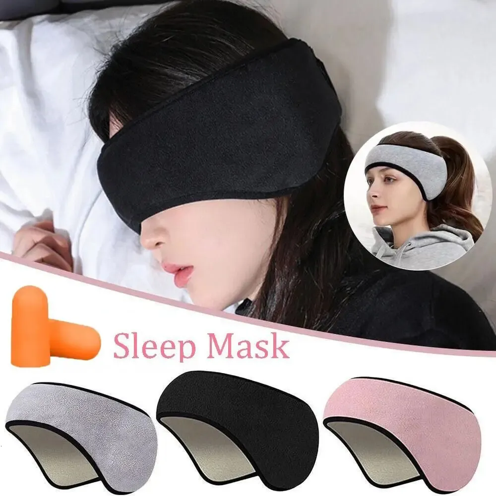 Adjustable Noise Cancellation Three Layers Ear Muffs Sleep Mask