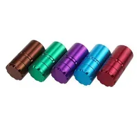 Dry Herb Metal Grinders 50mm Grinder Bag 5 Parts Tobacco Smasher Crushera Colorful Smoking Accessories325k